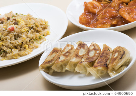 餃子炒飯蝦辣椒 64900690