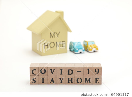 COVID-19留在家中圖像 COVID-19留在家中圖像 64901317