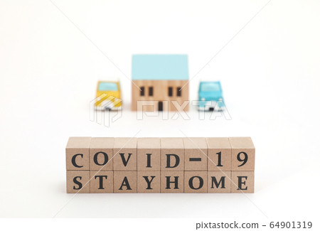 COVID-19留在家中圖像 COVID-19留在家中圖像 64901319