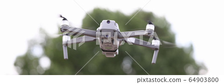 Flight of drone 64903800