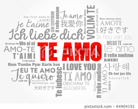 Te Amo (I Love You in Portuguese) word cloud Te Amo (I Love You in Portuguese) word cloud 64904191