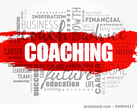 COACHING word cloud collage 64904417