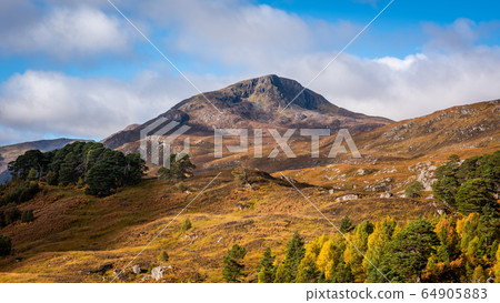 The slopes of Sgurr na Lapich in autumn The slopes of Sgurr na Lapich in autumn 64905883