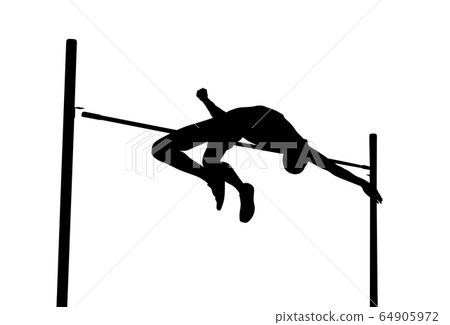 failed attempt high jump man athlete failed attempt high jump man athlete 64905972