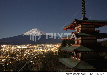 Niikurayama Sengen Park night view Niikurayama Sengen Park night view 64906474