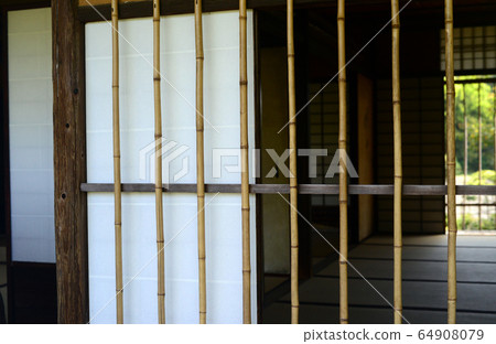 Bamboo lattice window-3 of Katsura Imperial Villa 64908079