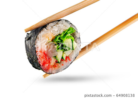Roll spicy lollo-Ross with chopsticks 64908138