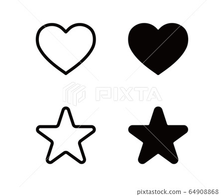 心和星圖標集/ SNS /收藏夾/喜歡 心和星圖標集/ SNS /收藏夾/喜歡 64908868
