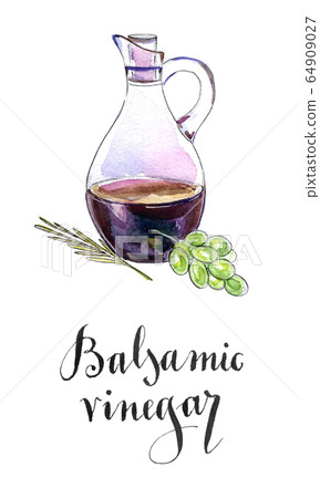 Bottle of balsamic vinegar Bottle of balsamic vinegar 64909027