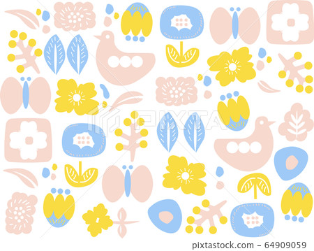 北歐圖案背景 插圖素材 圖庫 北歐圖案背景 插圖素材 圖庫