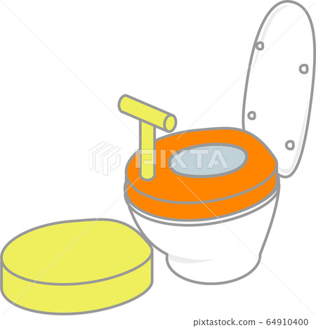 Toilet and potted room with step stool / auxiliary toilet seat Toilet and potted room with step stool / auxiliary toilet seat 64910400