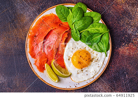 Ketogenic diet food, healthy meal concept. 64911925