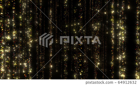 Glitter opening lens flare particles particles 3d illustration background background 64912632