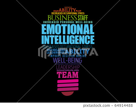 Emotional intelligence light bulb word cloud Emotional intelligence light bulb word cloud 64914488