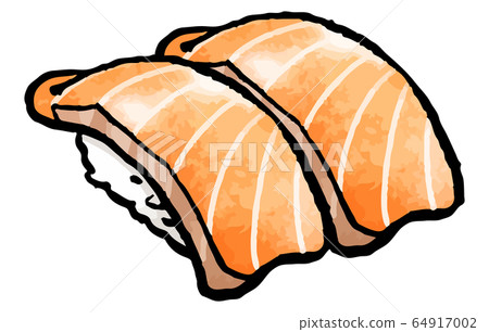 Salmon sushi 64917002