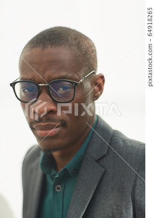 African man in eyeglasses African man in eyeglasses 64918265