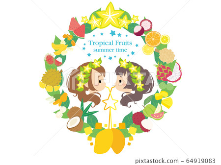 Girls' trip and tropical fruits Girls' trip and tropical fruits 64919083