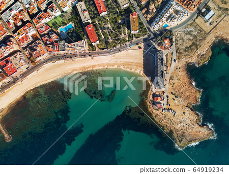 Aerial panorama of Torrevieja cityscape Aerial panorama of Torrevieja cityscape 64919234