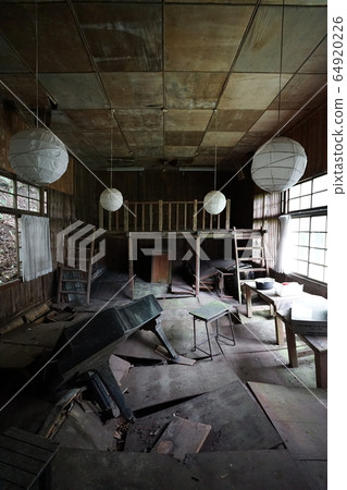 Ruins, Shiojiri City, Nagano Prefecture Sakaigawa Elementary School Kuwazaki Winter Branch School Closed School 64920226