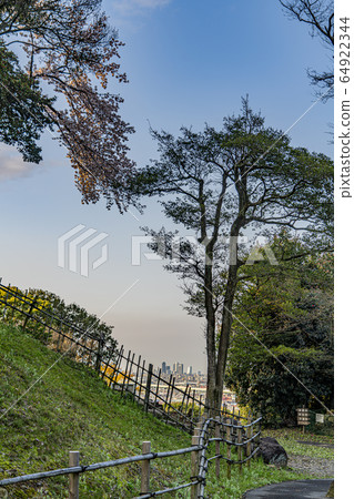 小牧山頂的名古屋地區 64922344