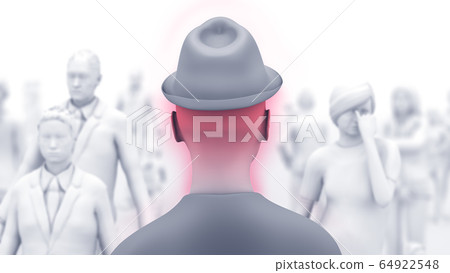 A sick person moves in public and can infect others A sick person moves in public and can infect others 64922548