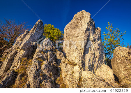 The Sunny Rocks in The Rajec Valley. The Sunny Rocks in The Rajec Valley. 64922839