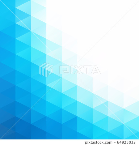 Blue Grid Mosaic Background, Creative Design 64923032