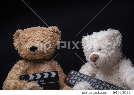image of toy bear dark background image of toy bear dark background 64923081
