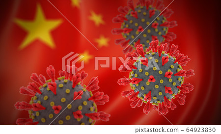 Concept of pandemic novel coronavirus outbreak in china Concept of pandemic novel coronavirus outbreak in china 64923830
