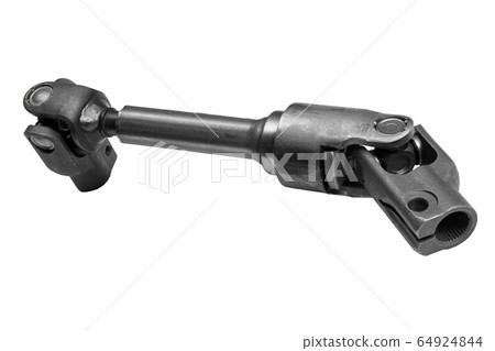 Shaft assy, steering intermediate on a white background 64924844