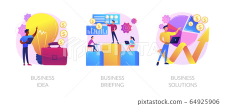 Small business launcher vector concept metaphors. 64925906