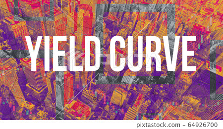 Yield Curve theme with Manhattan New York City Yield Curve theme with Manhattan New York City 64926700