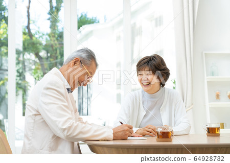 Senior couple letter old age couple second life image 64928782