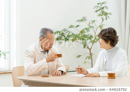 Senior couple letter old age couple second life image 64928792