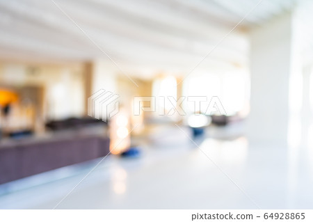 Abstract blur hotel and lobby interior 64928865