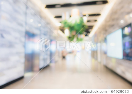 Abstract blur and defocus shopping mall in department store Abstract blur and defocus shopping mall in department store 64929023