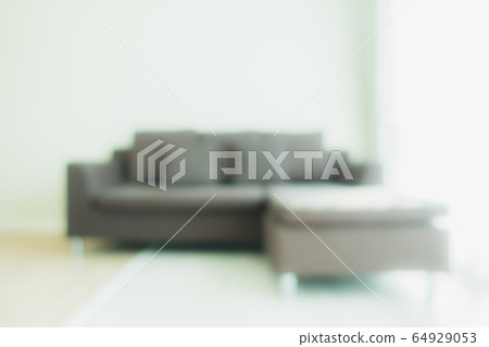 Abstract blur and defocus sofa decoration in living room interior 64929053