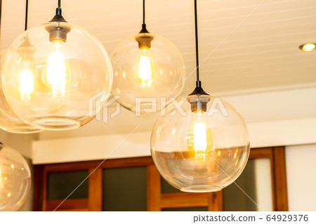 Beautiful luxury electric ceiling light lamp decoration interior 64929376