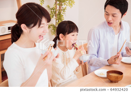 Table meal Family Parents child Dinner group Children 64932420