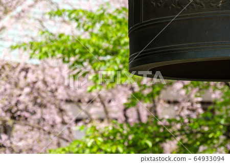 Cherry blossoms and bells Cherry blossoms and bells 64933094