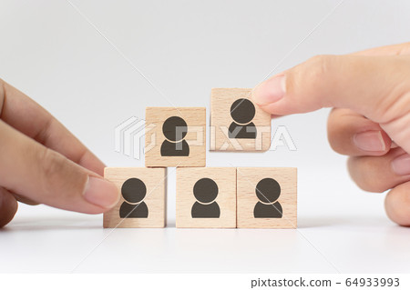 Human resource management and recruitment business concept 64933993