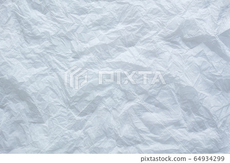Wrinkle texture created when the tissue paper is rolled up and spread Wrinkle texture created when the tissue paper is rolled up and spread 64934299