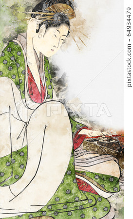 浮世繪女人58水彩版 浮世繪女人58水彩版 64934479