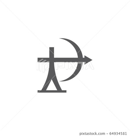 Archery vector illustration icon Template - Stock Illustration ...