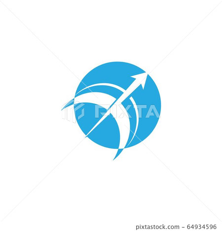 Archery vector illustration icon Template - Stock Illustration ...