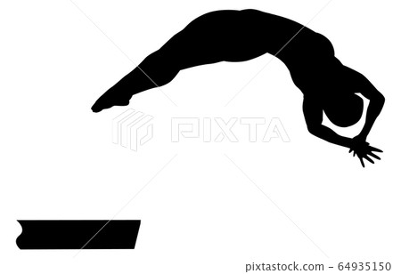 Sport silhouette diving 2 64935150