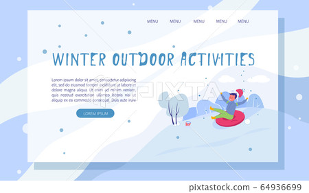 Snow Tubing Winter Outdoors Activity Landing Page Snow Tubing Winter Outdoors Activity Landing Page 64936699