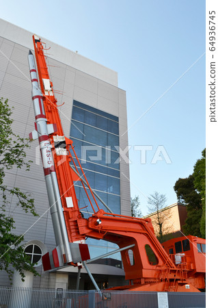 Lambda rocket launcher display at Science Museum 64936745