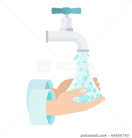 Antiseptic for disinfection. Hand hygiene. Hand washing with soap. Antiseptic for disinfection. Hand hygiene. Hand washing with soap. 64936793