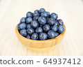 Singapore, Blueberry, Berries, Bowl, Wooden, 64937412